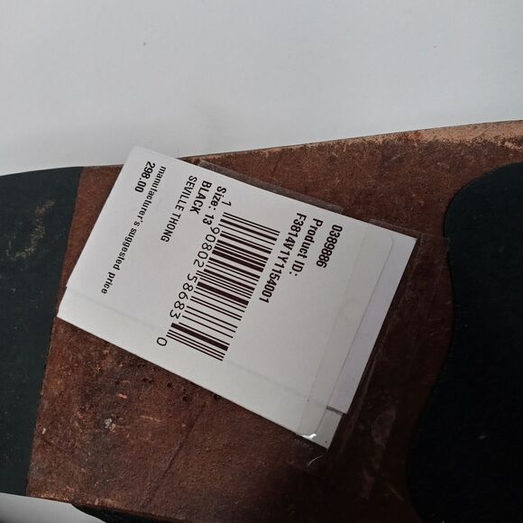 John Varvatos black sandals size 13 - Picture 8 of 9